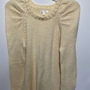 LC Lauren Conrad‎ Women's Cream Puff Raglan Sleeve Pullover Tunic Sweater XS NWT